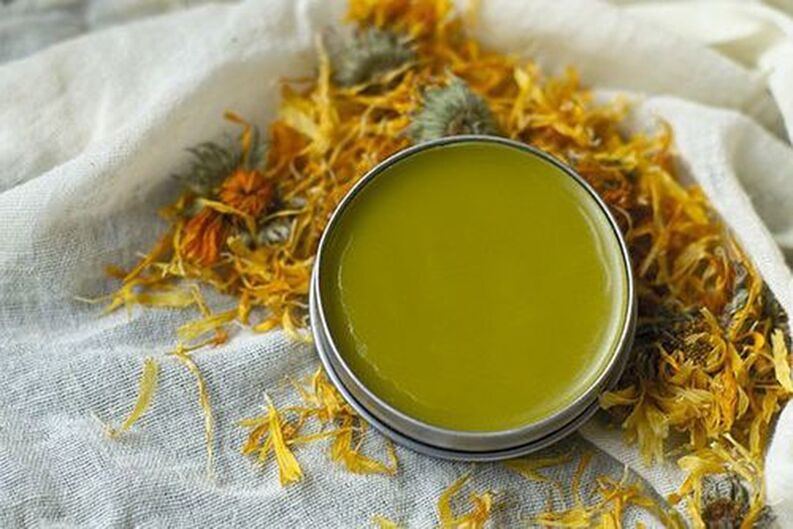 Pommade avec calendula